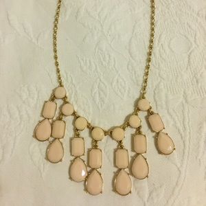NWOT Kate Space light pink & gold bauble necklace